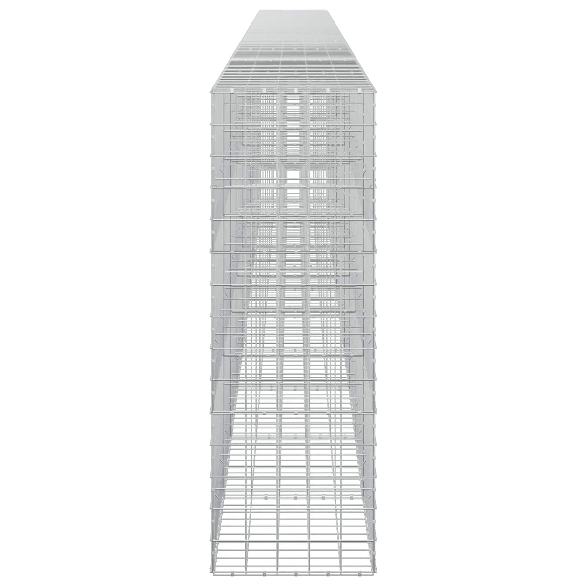 Γκαμπιόν με σύρμα 5 mm και πλέγμα 10x10 cm 1000x50x150 εκ - Pakobazaar