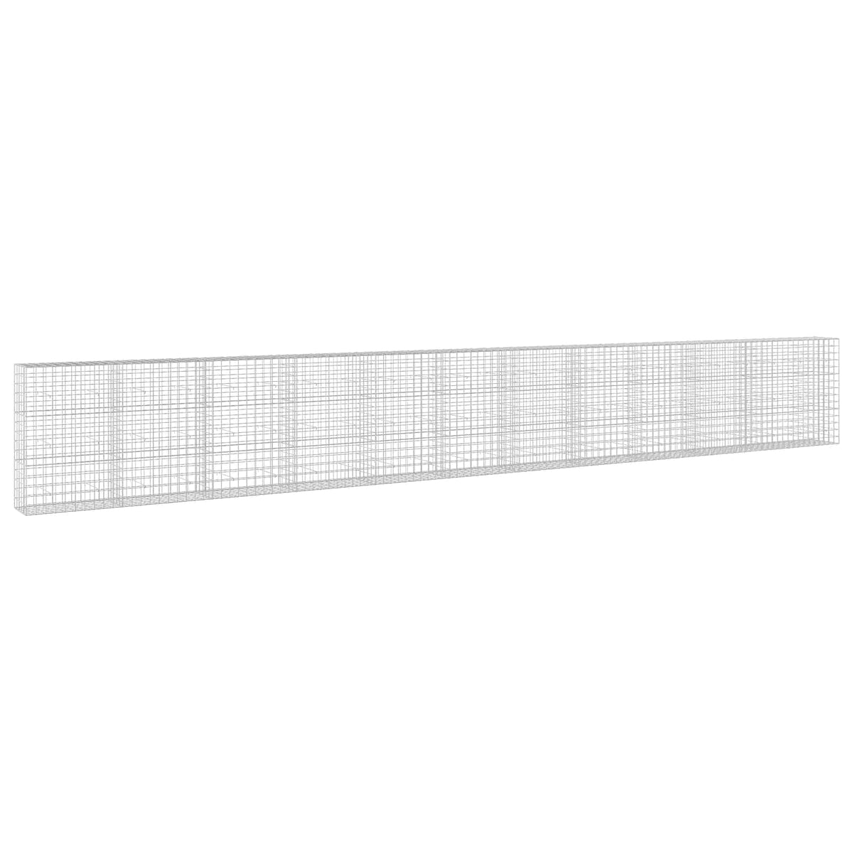 Γκαμπιόν με σύρμα 5 mm και πλέγμα 10x10 cm 1150x50x150 εκ
