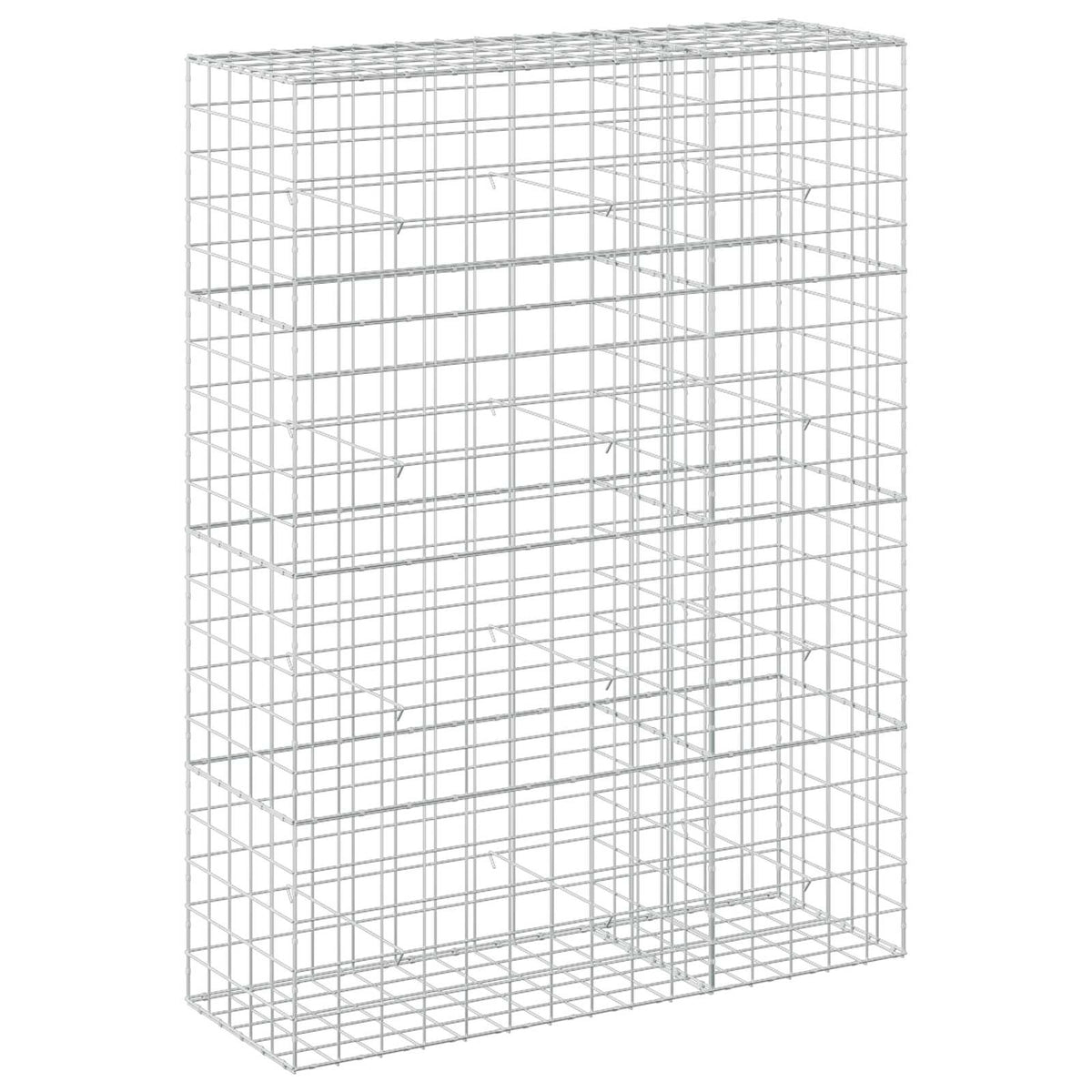Γκαμπιόν με σύρμα 5 mm και πλέγμα 10x10 cm 150x50x200 εκ - Pakobazaar