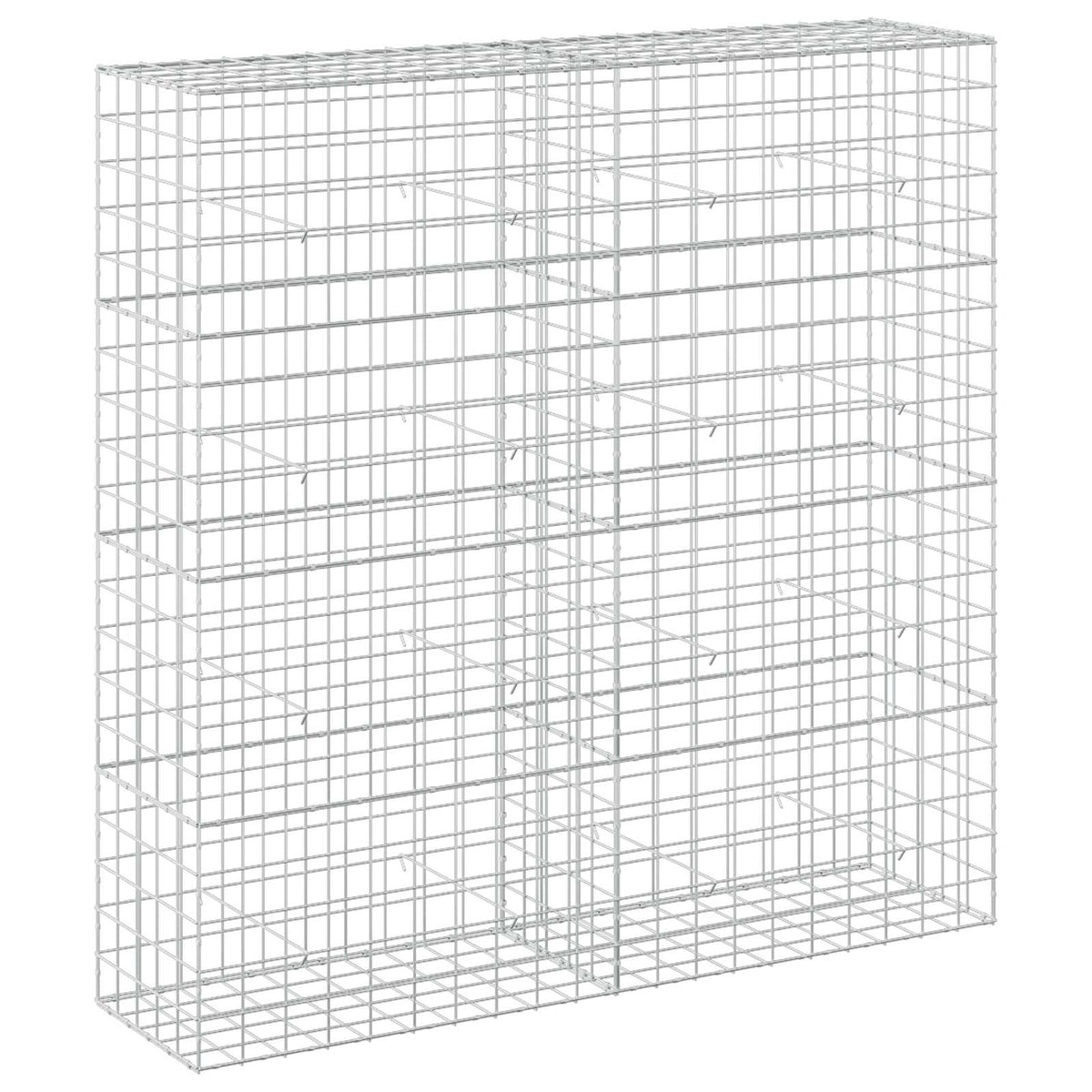 Γκαμπιόν με σύρμα 5 mm και πλέγμα 10x10 cm 200x50x200 εκ - Pakobazaar