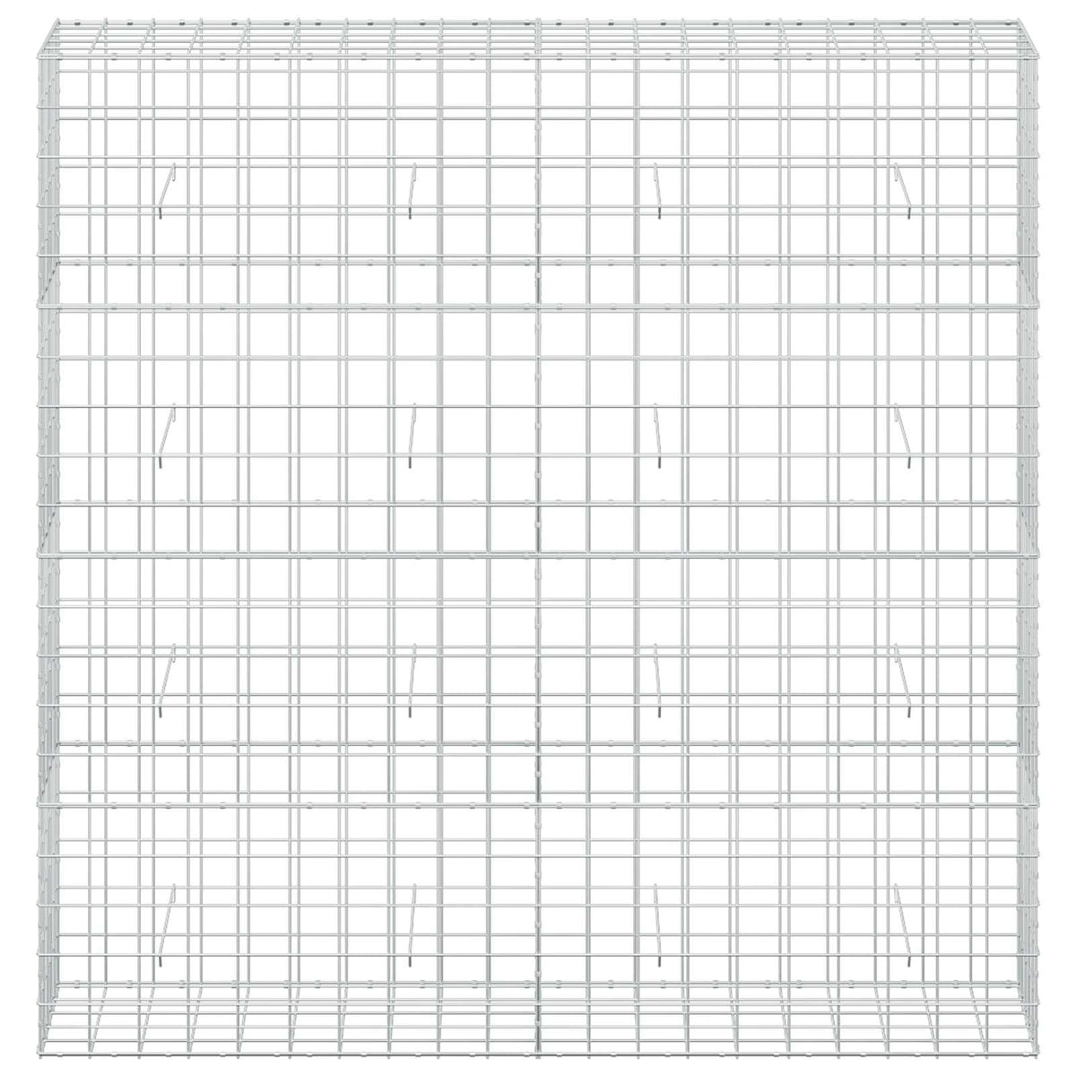 Γκαμπιόν με σύρμα 5 mm και πλέγμα 10x10 cm 200x50x200 εκ - Pakobazaar
