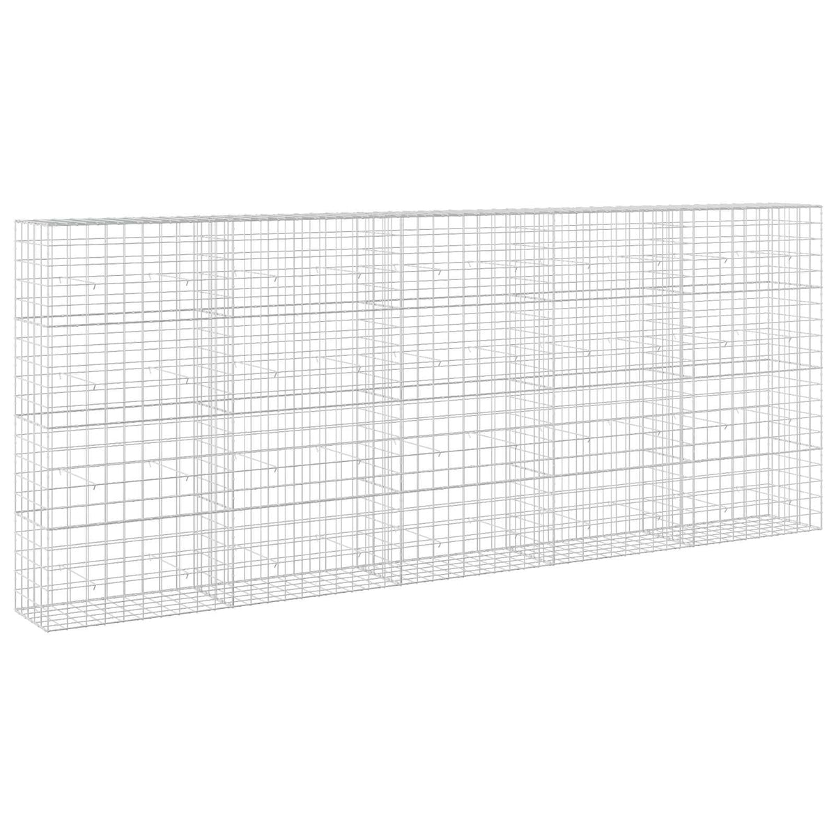 Γκαμπιόν με σύρμα 5 mm και πλέγμα 10x10 cm 500x50x200 εκ - Pakobazaar