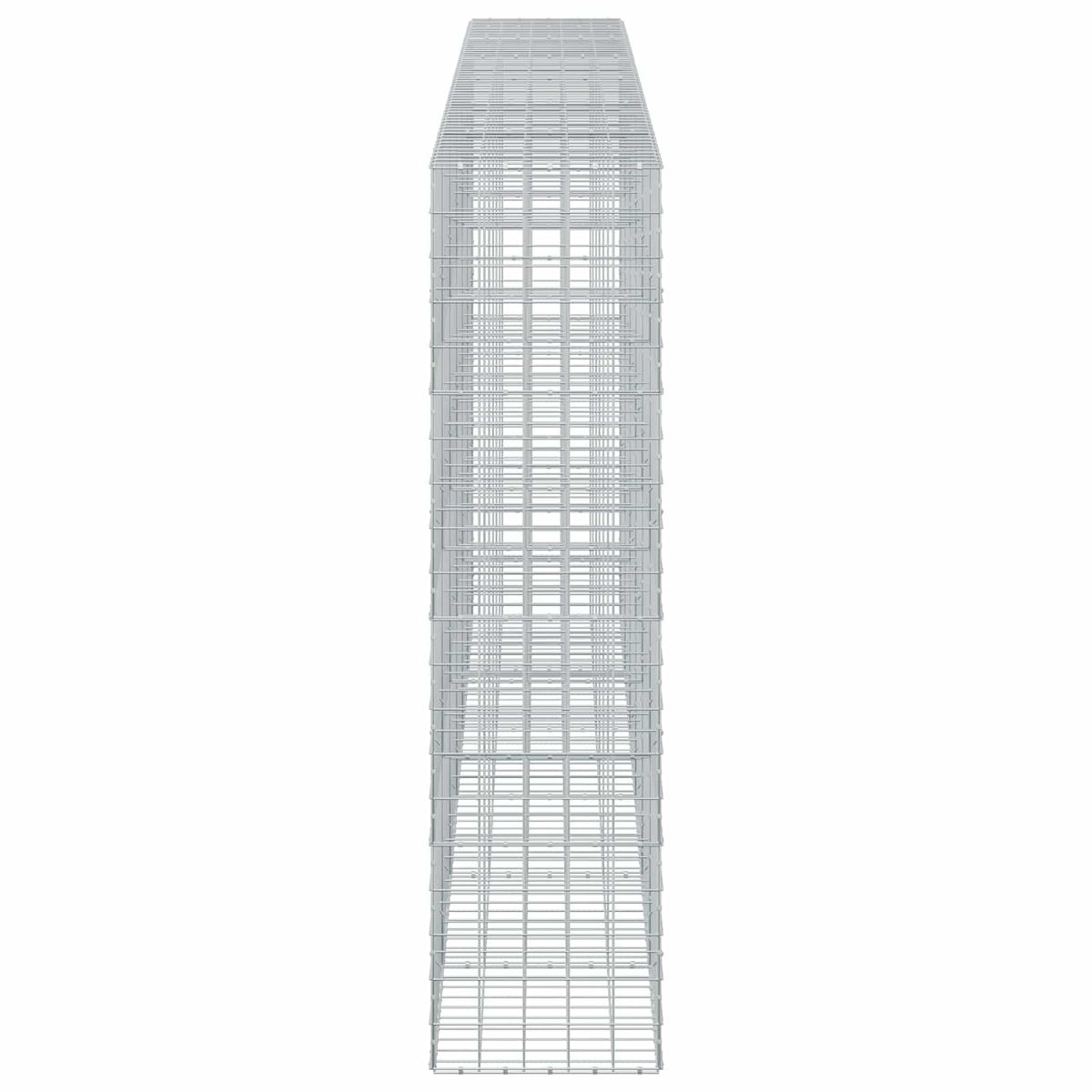Γκαμπιόν με σύρμα 5 mm και πλέγμα 10x10 cm 600x50x200 εκ - Pakobazaar