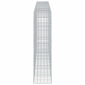 Γκαμπιόν με σύρμα 5 mm και πλέγμα 10x10 cm 600x50x200 εκ - Pakobazaar