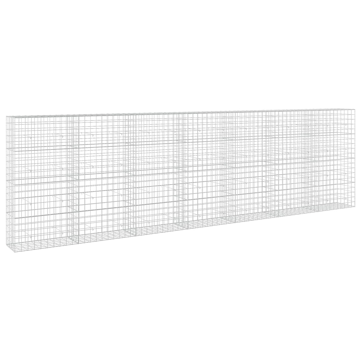 Γκαμπιόν με σύρμα 5 mm και πλέγμα 10x10 cm 700x50x200 εκ - Pakobazaar
