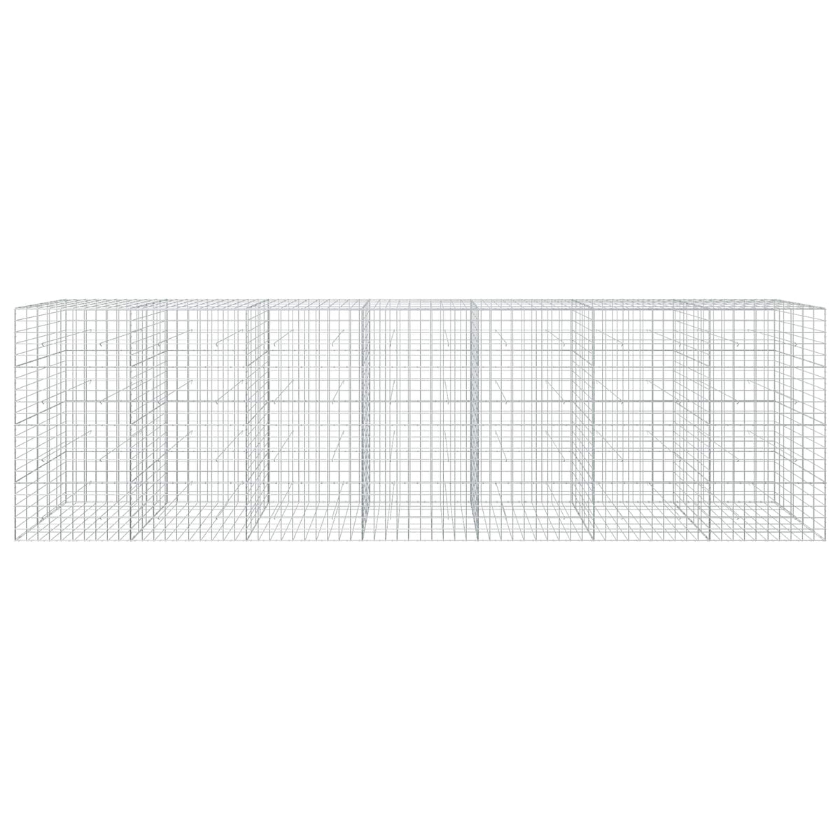 Γκαμπιόν με σύρμα 5 mm και πλέγμα 10x10 cm 700x50x200 εκ - Pakobazaar