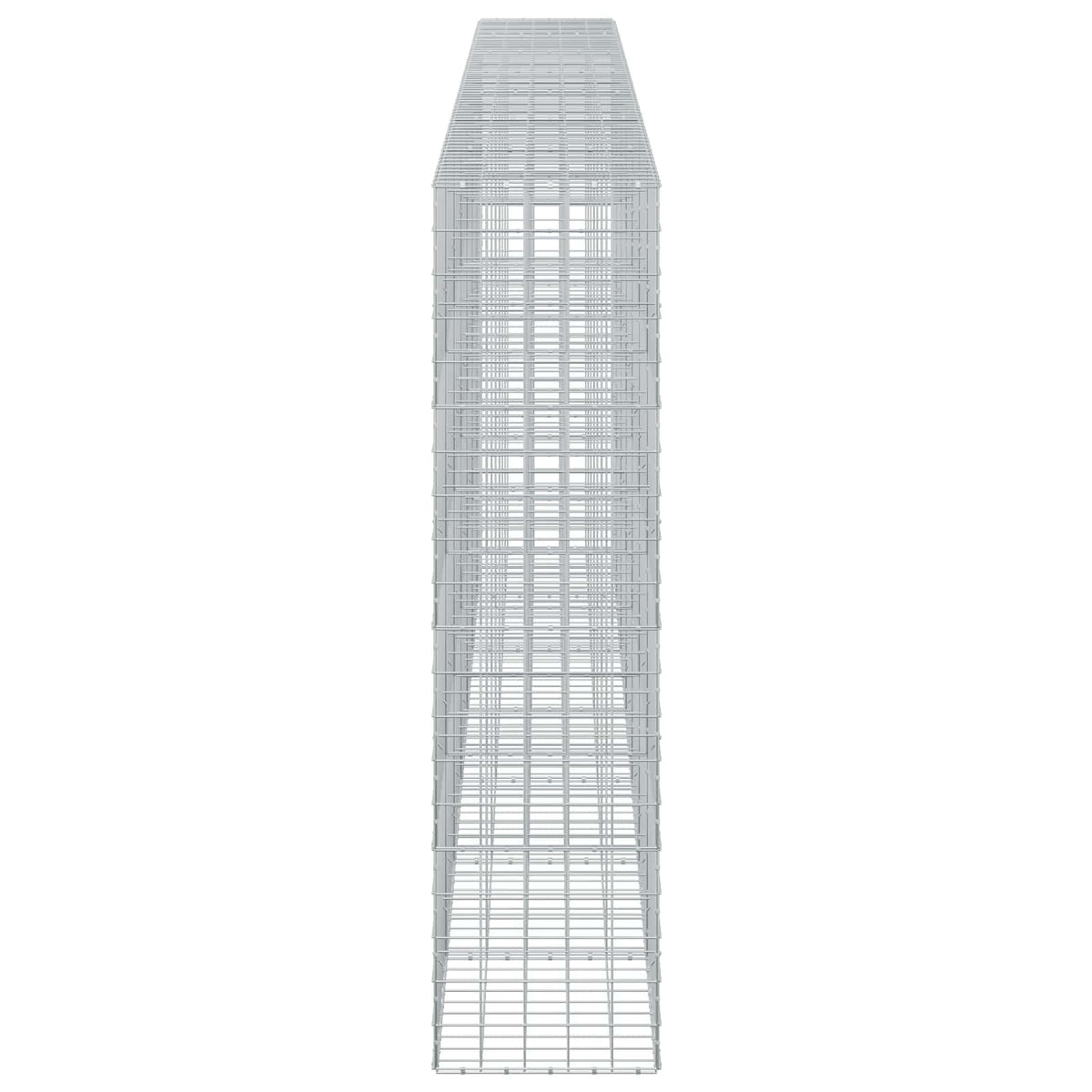 Γκαμπιόν με σύρμα 5 mm και πλέγμα 10x10 cm 700x50x200 εκ - Pakobazaar