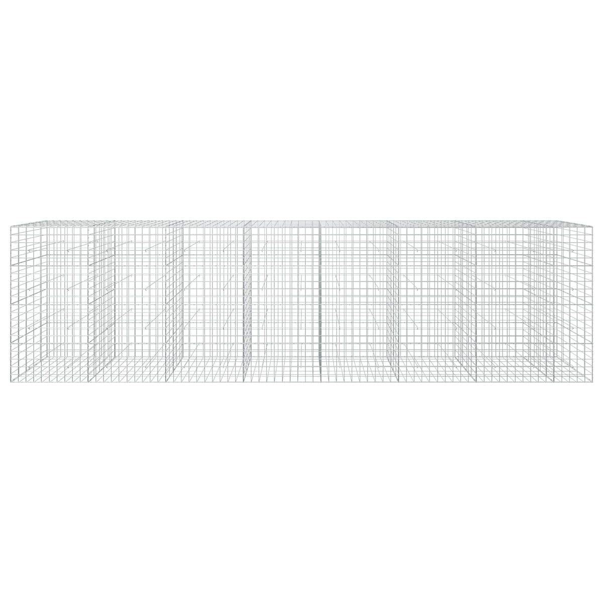 Γκαμπιόν με σύρμα 5 mm και πλέγμα 10x10 cm 750x50x200 εκ