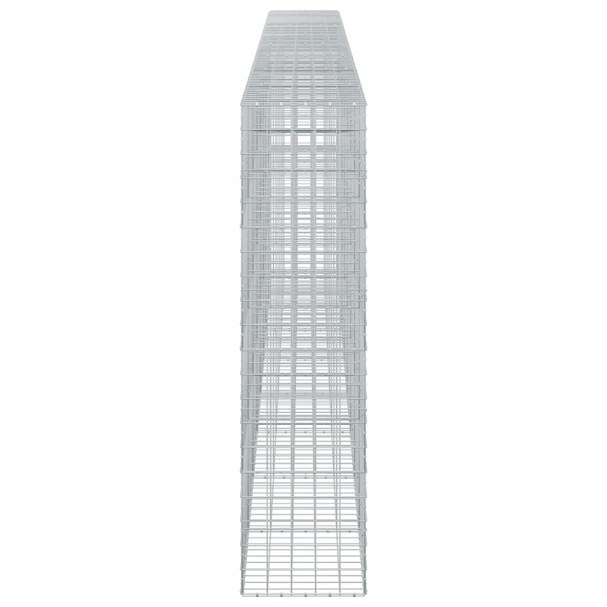 Γκαμπιόν με σύρμα 5 mm και πλέγμα 10x10 cm 800x50x200 εκ - Pakobazaar