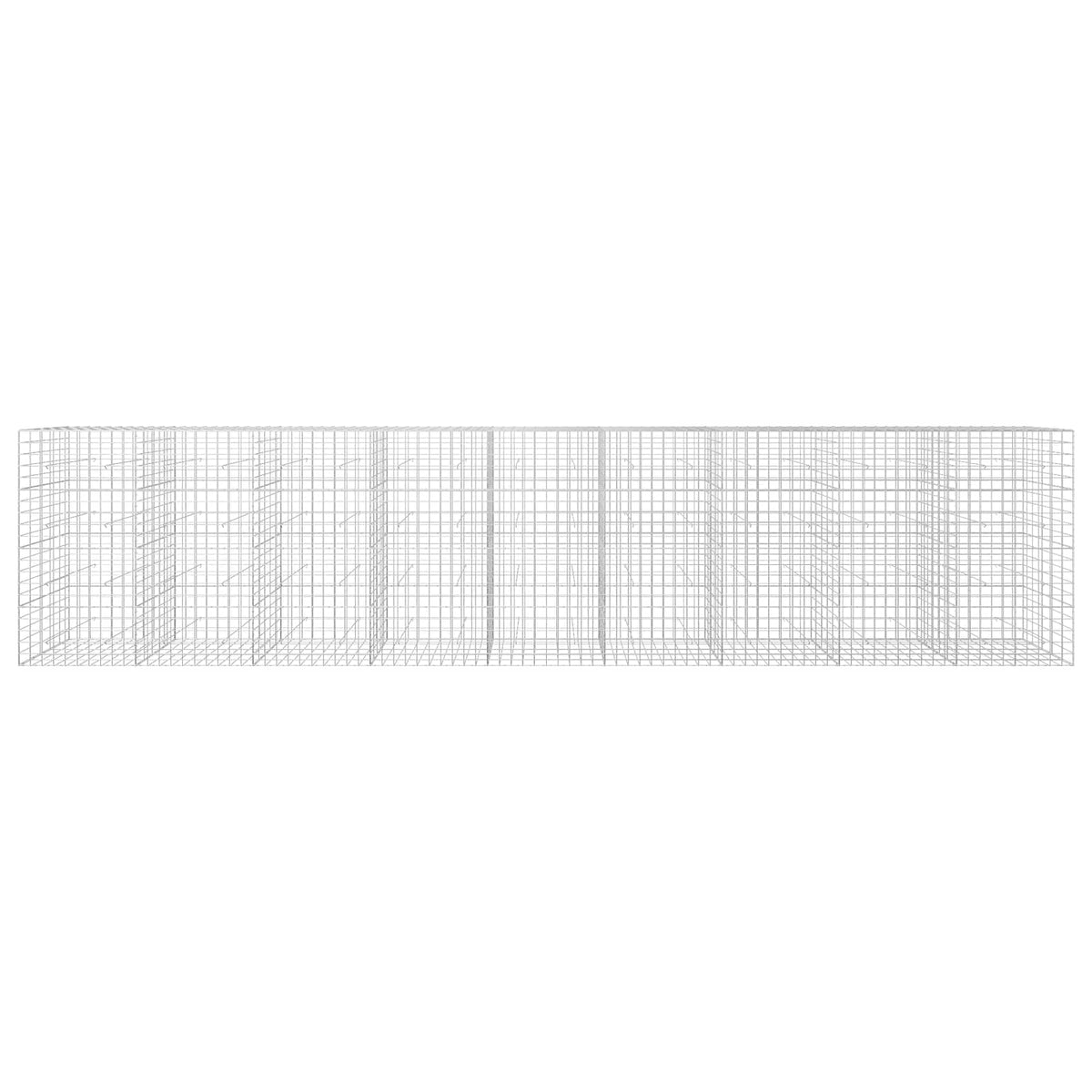Γκαμπιόν με σύρμα 5 mm και πλέγμα 10x10 cm 900x50x200 εκ - Pakobazaar