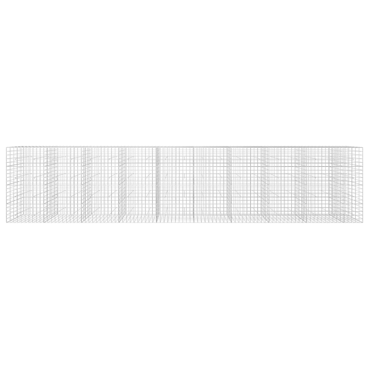 Γκαμπιόν με σύρμα 5 mm και πλέγμα 10x10 cm 950x50x200 εκ