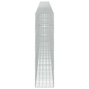 Γκαμπιόν με σύρμα 5 mm και πλέγμα 10x10 cm 1100x50x200 εκ - Pakobazaar