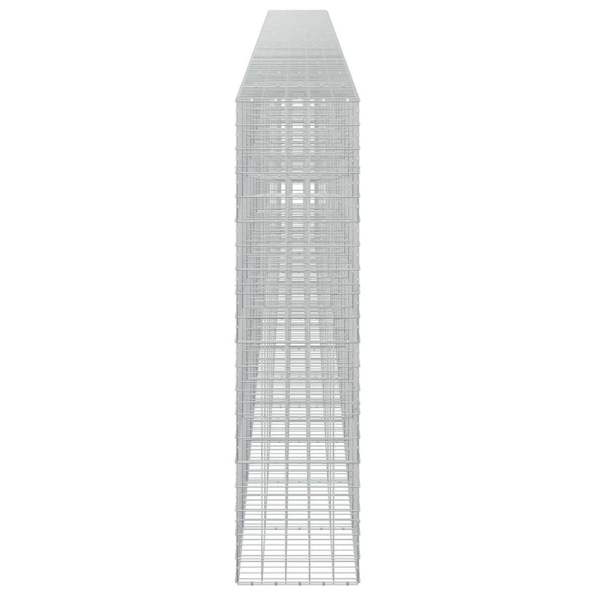 Γκαμπιόν με σύρμα 5 mm και πλέγμα 10x10 cm 1200x50x200 εκ