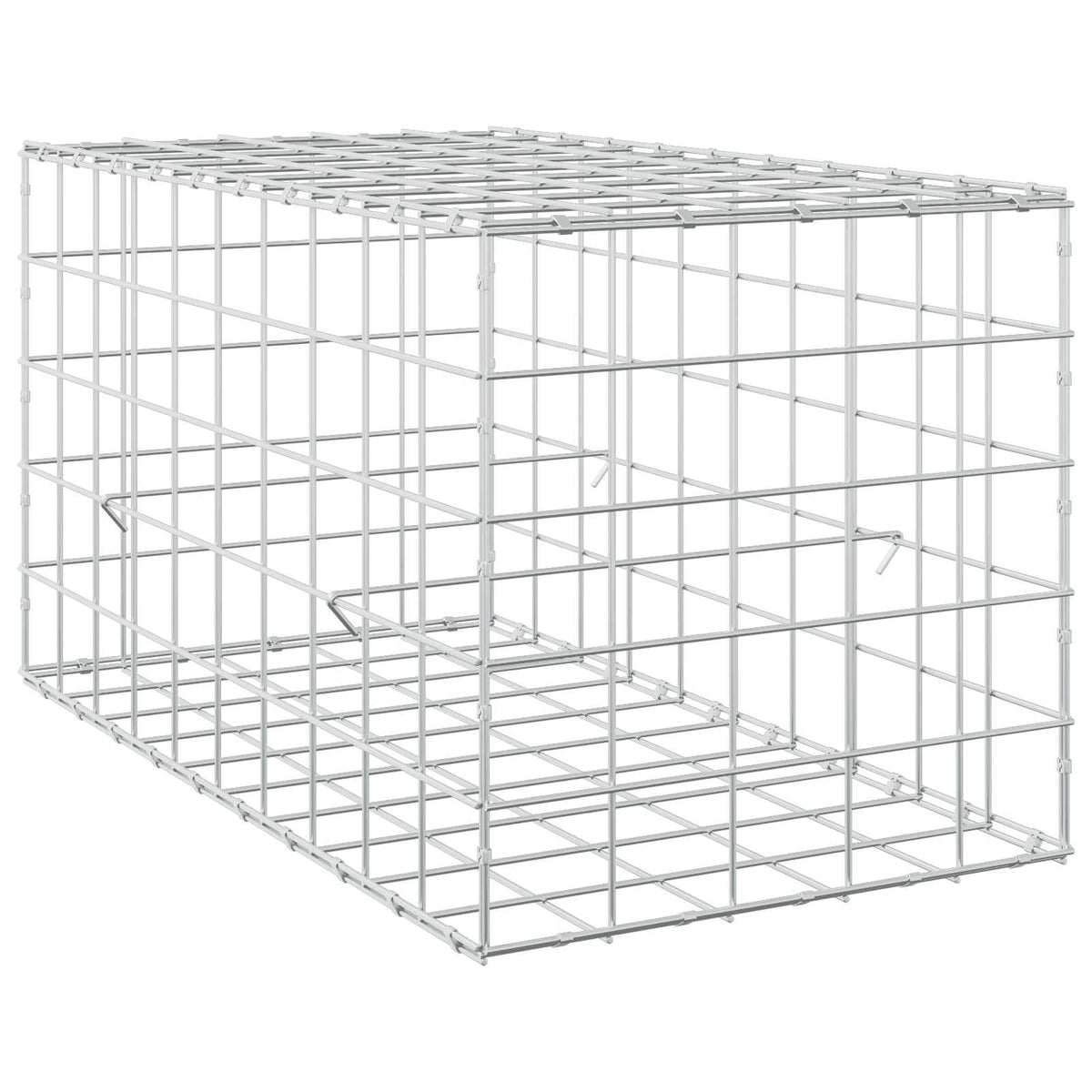 Γκαμπιόν με σύρμα 5 mm και πλέγμα 10x10 cm 50x100x50 εκ - Pakobazaar