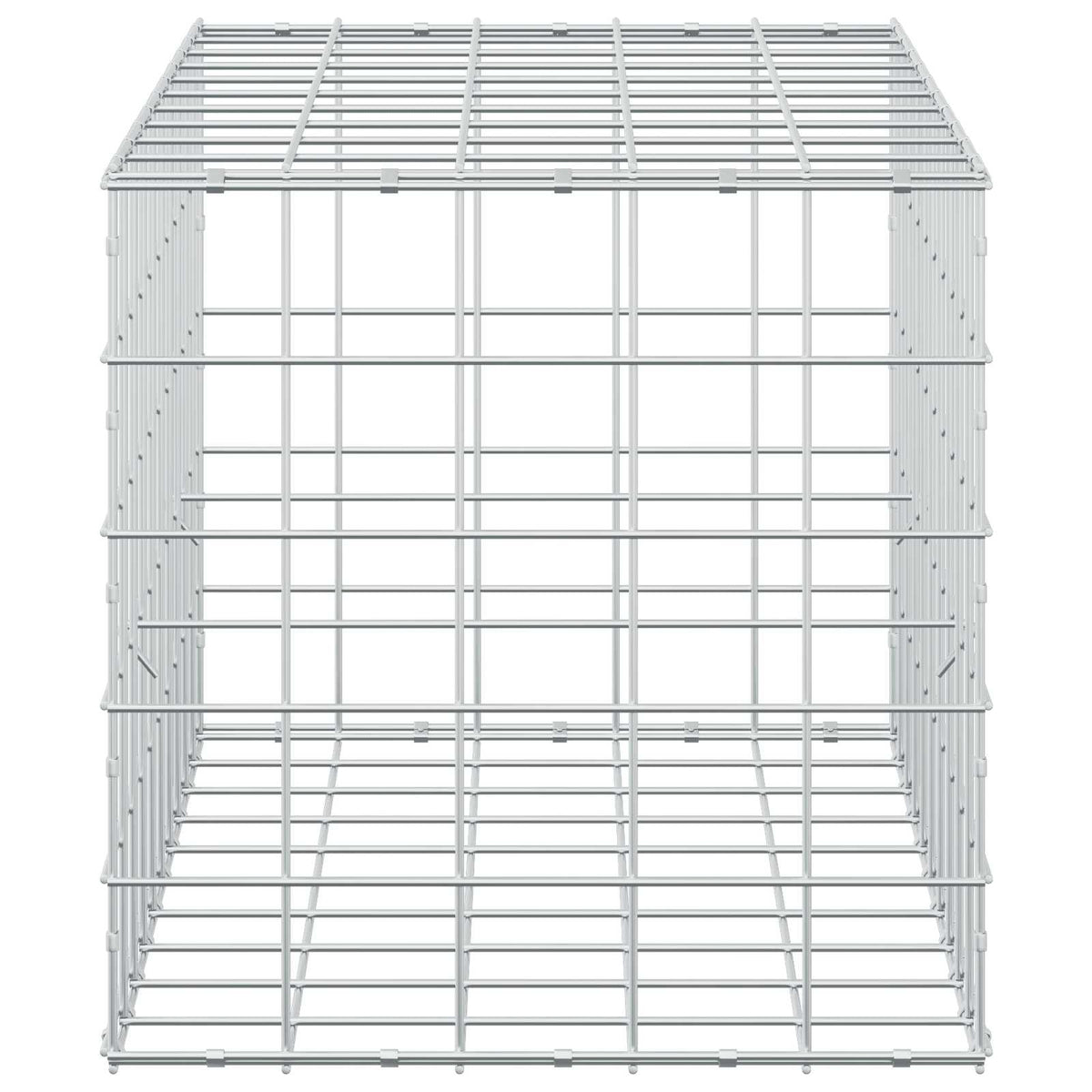 Γκαμπιόν με σύρμα 5 mm και πλέγμα 10x10 cm 50x100x50 εκ - Pakobazaar