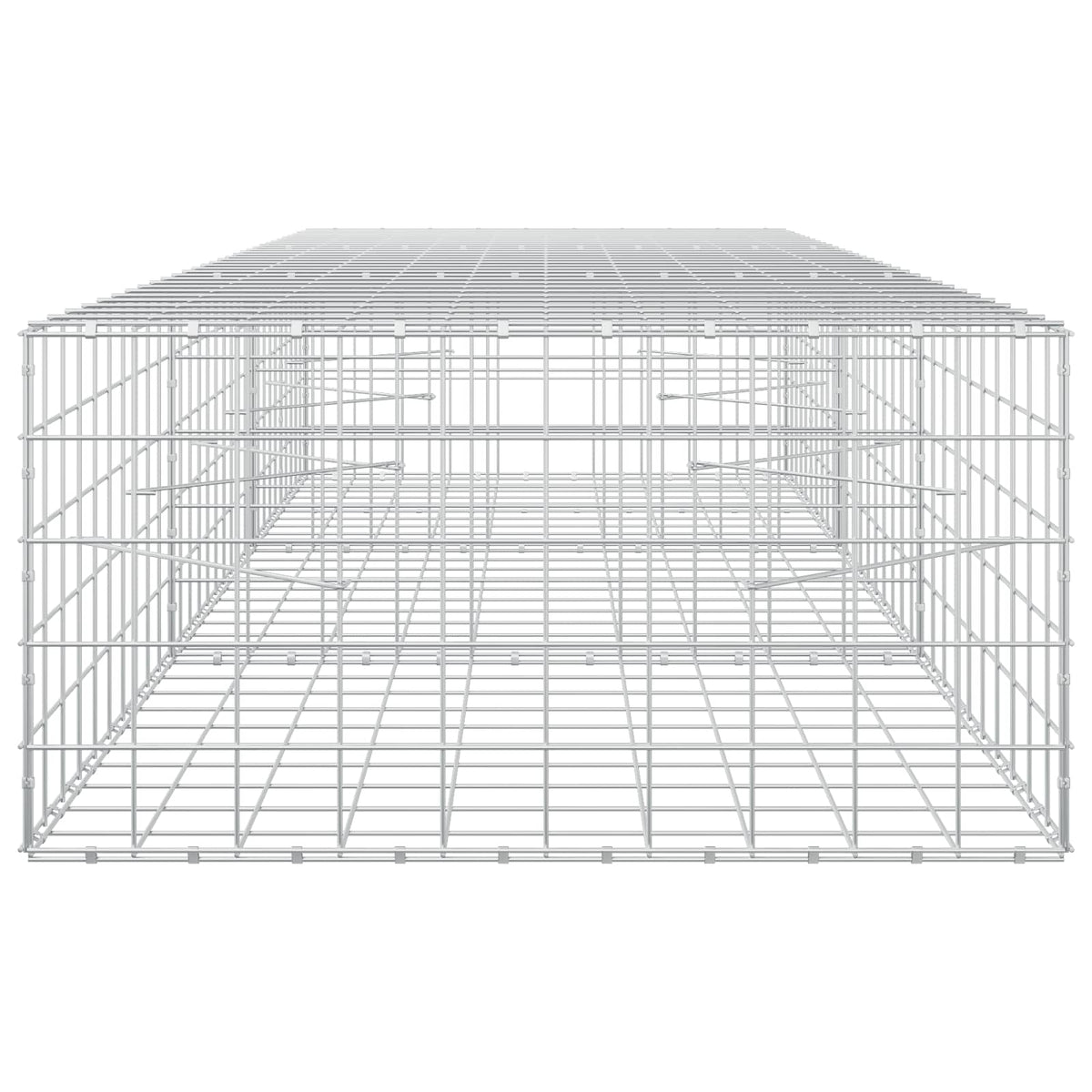 Γκαμπιόν με σύρμα 5 mm και πλέγμα 10x10 cm 300x100x50 εκ - Pakobazaar