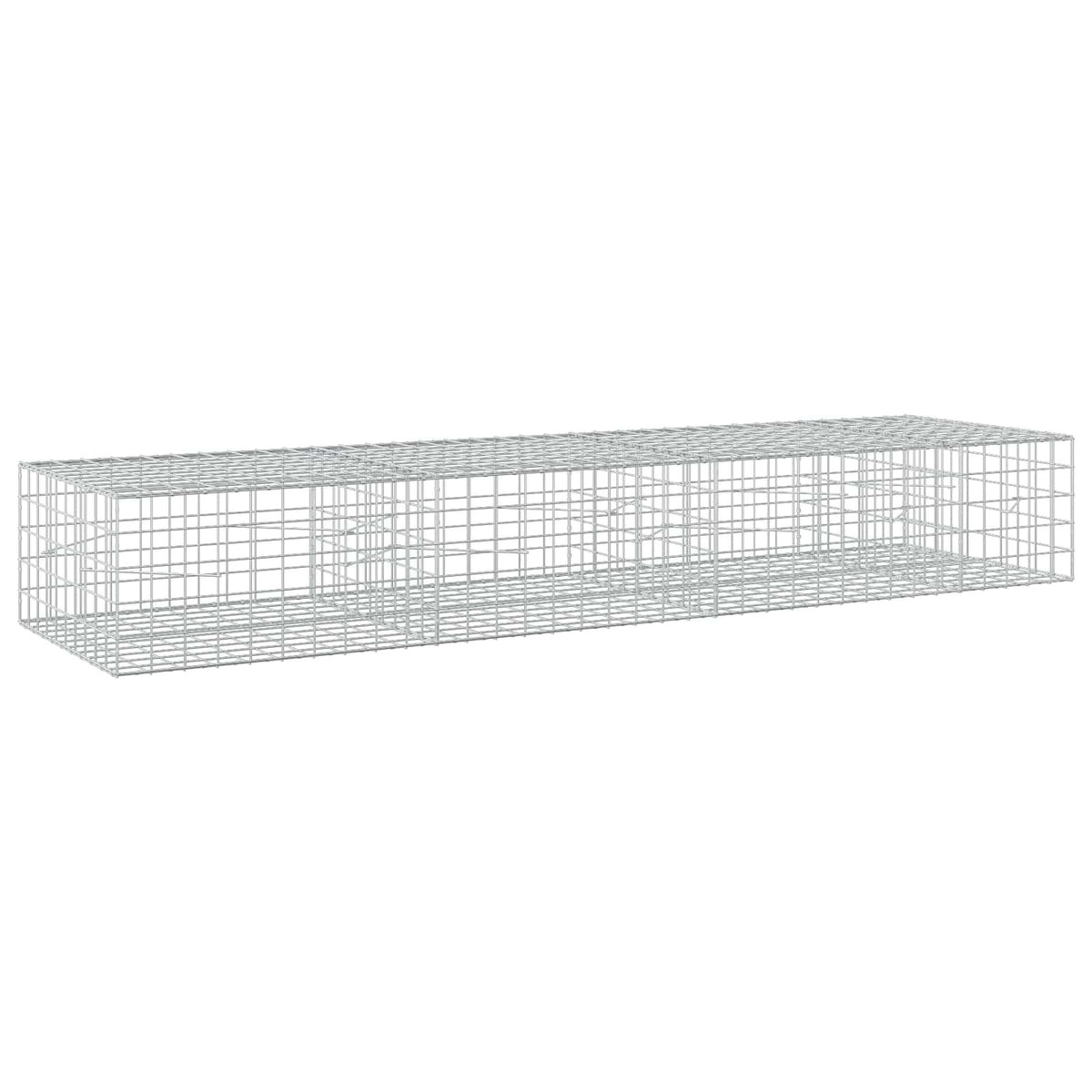 Γκαμπιόν με σύρμα 5 mm και πλέγμα 10x10 cm 350x100x50 εκ.