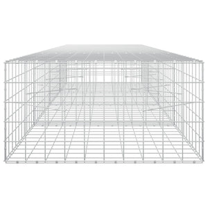 Γκαμπιόν με σύρμα 5 mm και πλέγμα 10x10 cm 400x100x50 εκ.
