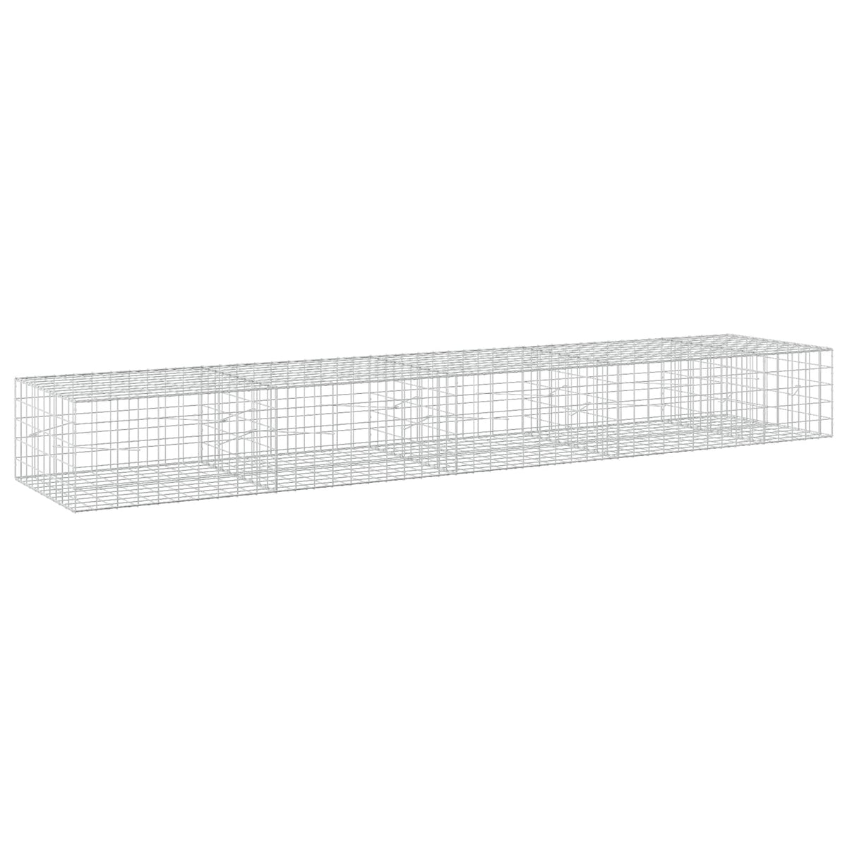 Γκαμπιόν με σύρμα 5 mm και πλέγμα 10x10 cm 450x100x50 εκ
