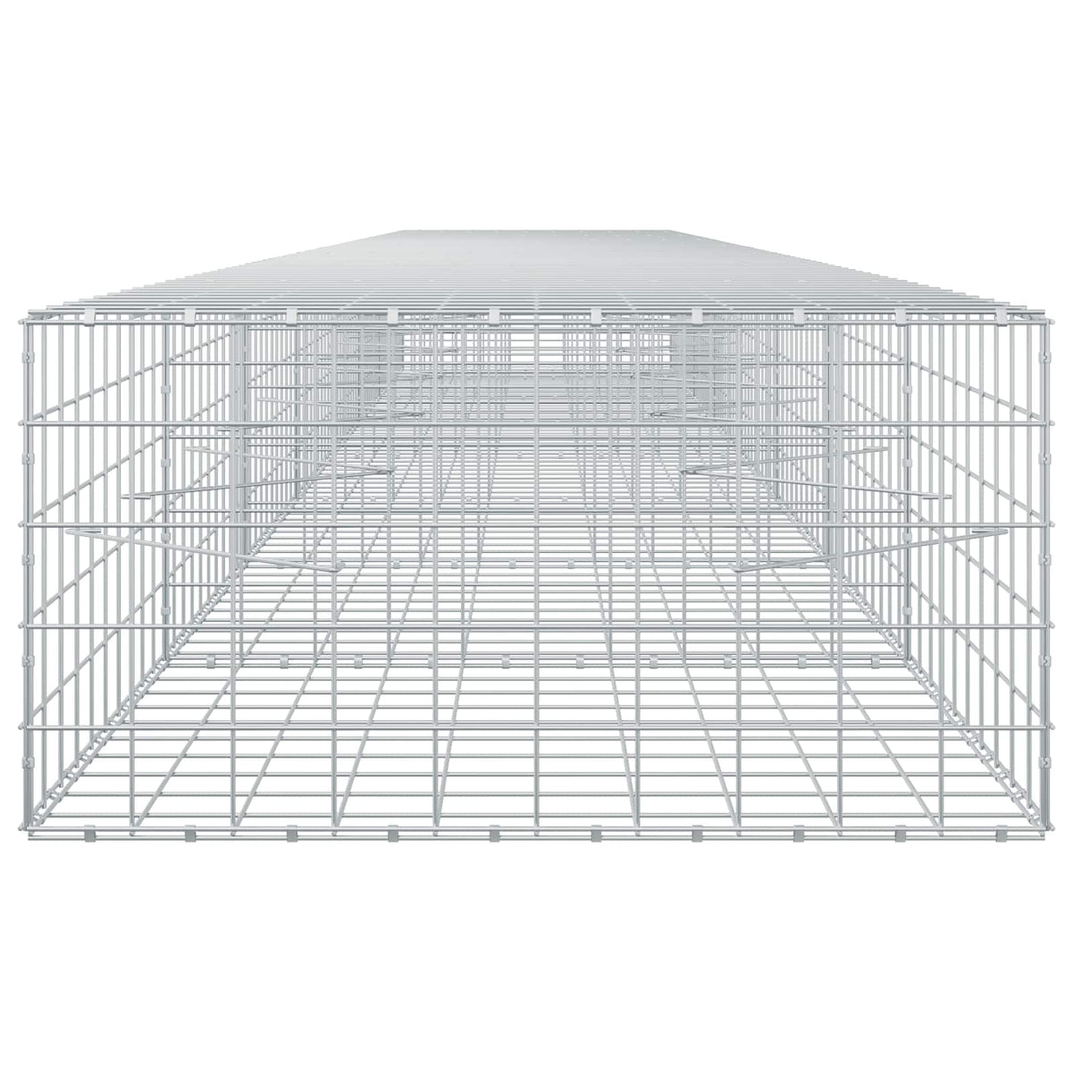 Γκαμπιόν με σύρμα 5 mm και πλέγμα 10x10 cm 750x100x50 εκ - Pakobazaar