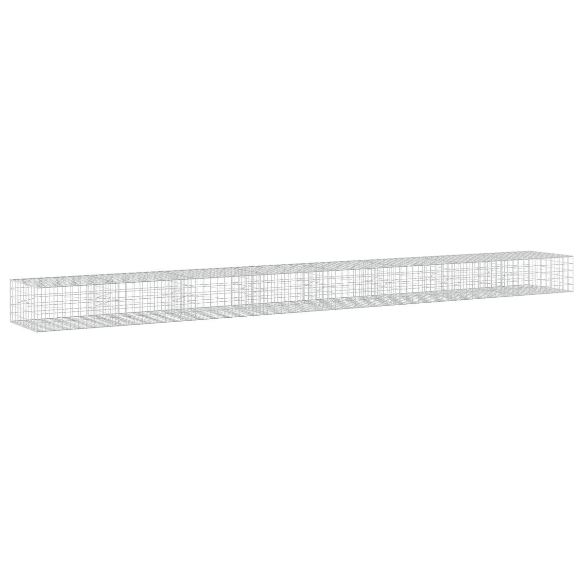 Γκαμπιόν με σύρμα 5 mm και πλέγμα 10x10 cm 800x100x50 εκ. - Pakobazaar
