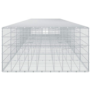 Γκαμπιόν με σύρμα 5 mm και πλέγμα 10x10 cm 800x100x50 εκ. - Pakobazaar