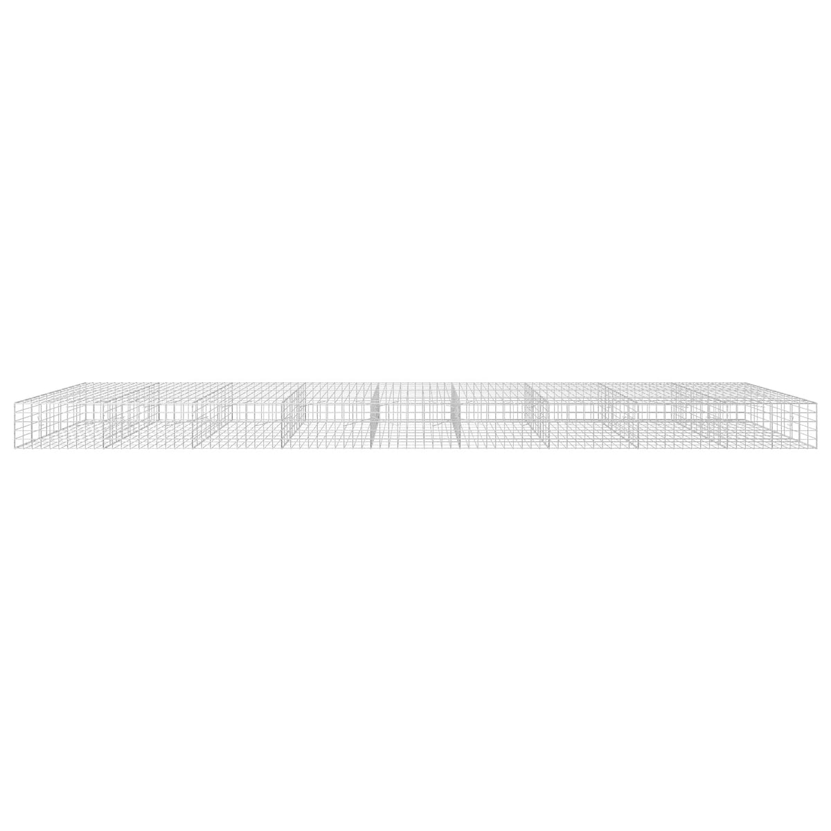 Γκαμπιόν με σύρμα 5 mm και πλέγμα 10x10 cm 900x100x50 εκ. - Pakobazaar