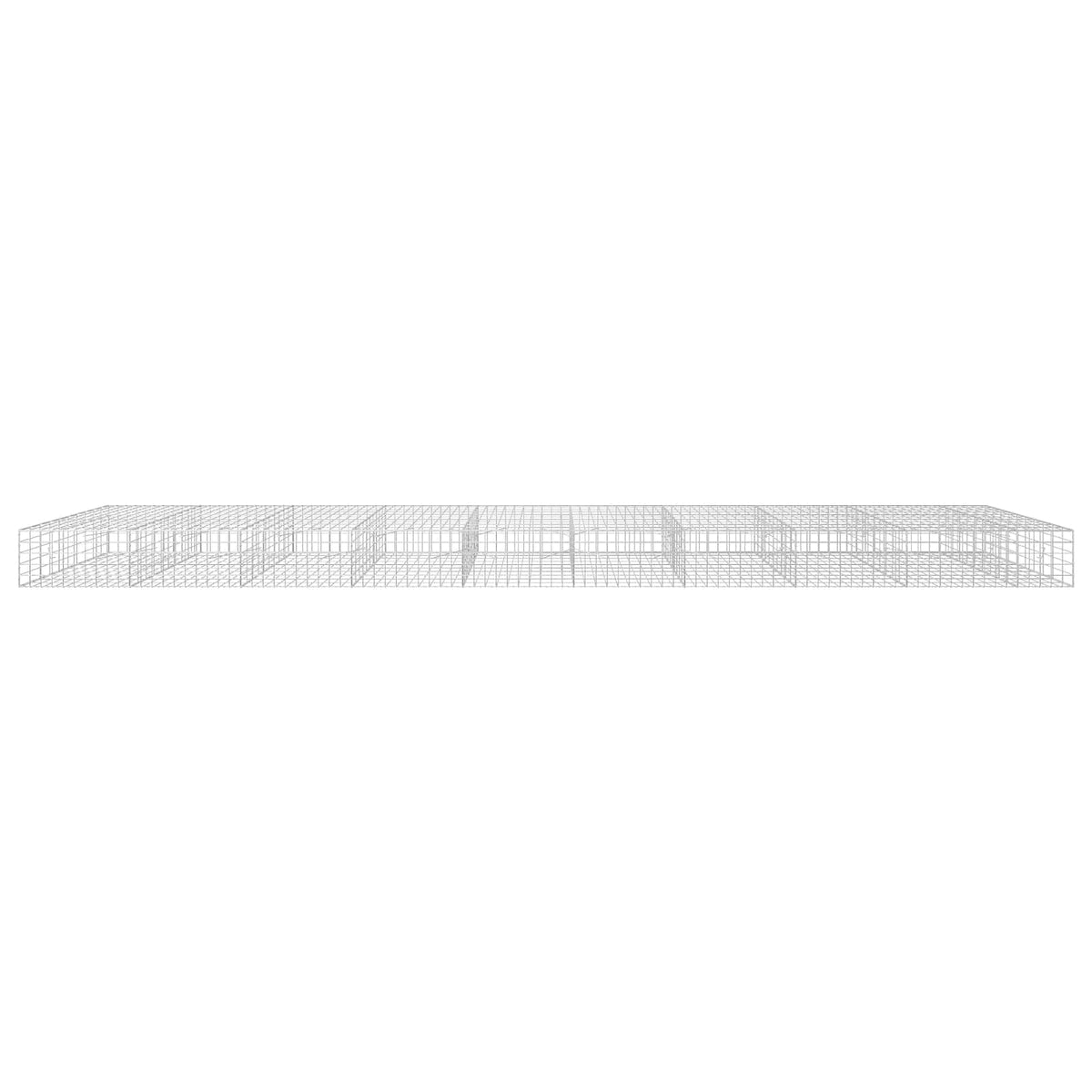Γκαμπιόν με σύρμα 5 mm και πλέγμα 10x10 cm 950x100x50 εκ
