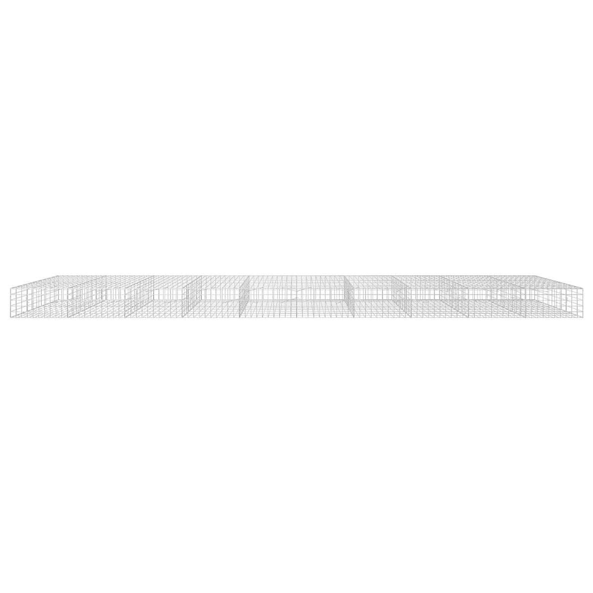 Γκαμπιόν με σύρμα 5 mm και πλέγμα 10x10 cm 1000x100x50 εκ