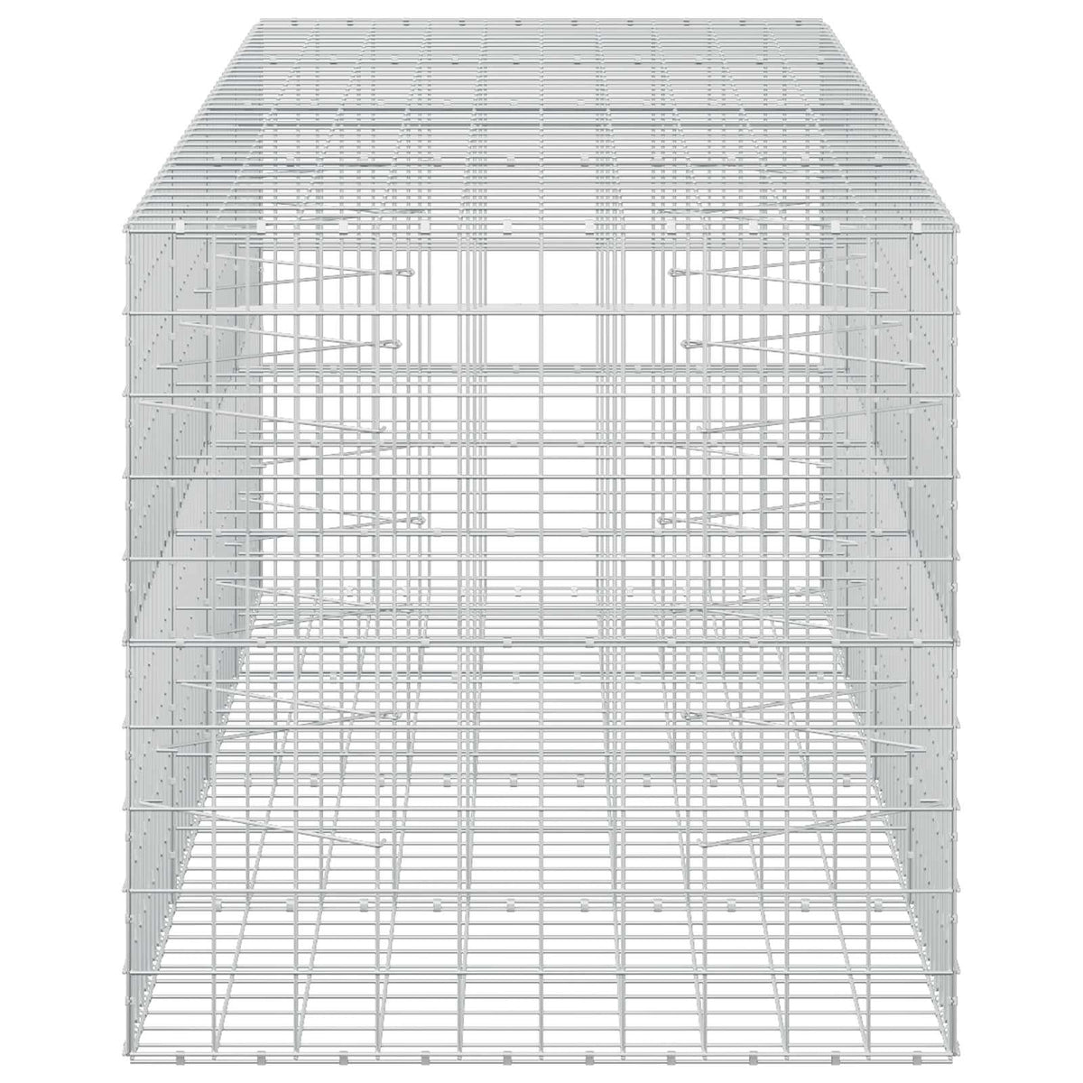 Γκαμπιόν με σύρμα 5 mm και πλέγμα 10x10 cm 400x100x100 εκ