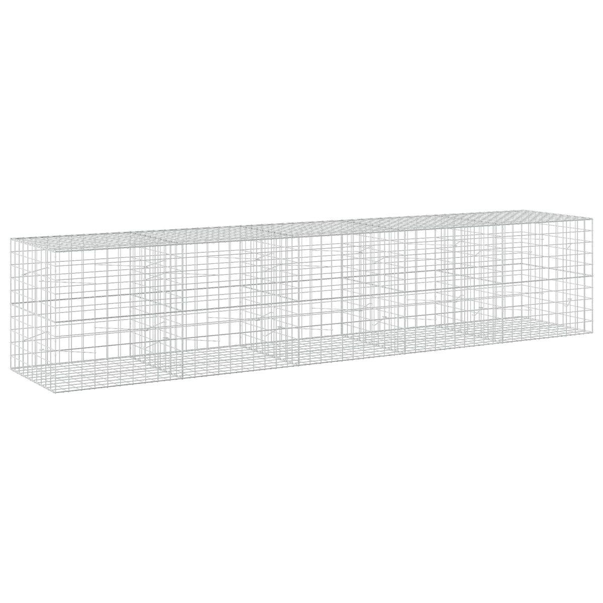Γκαμπιόν με σύρμα 5 mm και πλέγμα 10x10 cm 500x100x100 εκ - Pakobazaar