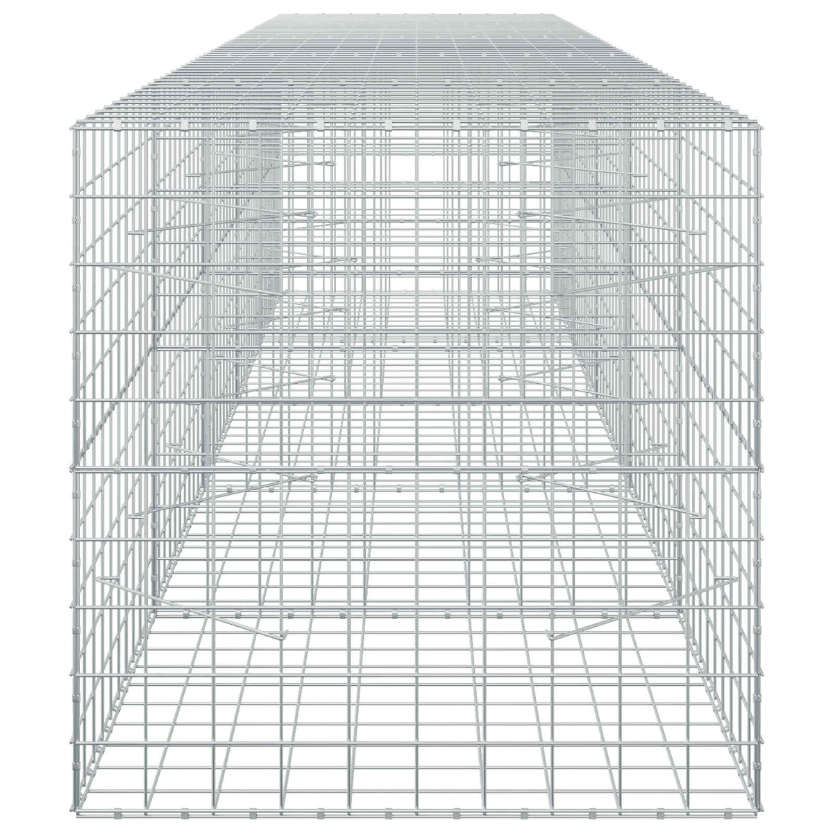 Γκαμπιόν με σύρμα 5 mm και πλέγμα 10x10 cm 500x100x100 εκ - Pakobazaar