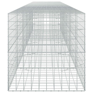 Γκαμπιόν με σύρμα 5 mm και πλέγμα 10x10 cm 600x100x100 εκ.