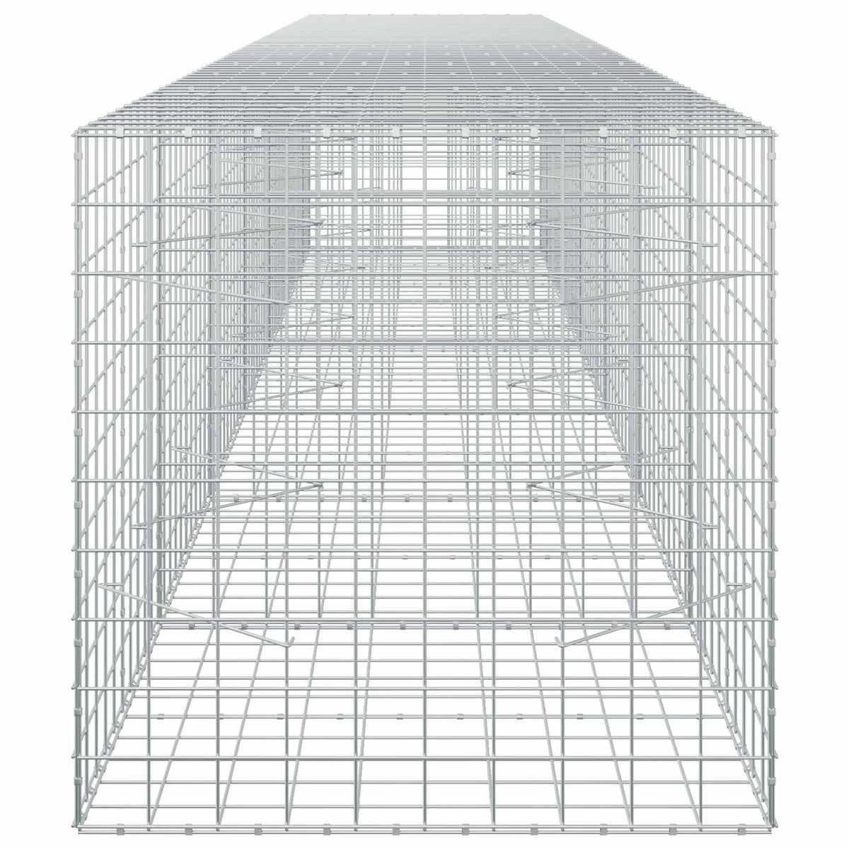 Γκαμπιόν με σύρμα 5 mm και πλέγμα 10x10 cm 650x100x100 εκ