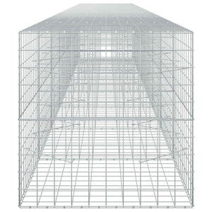 Γκαμπιόν με σύρμα 5 mm και πλέγμα 10x10 cm 800x100x100 εκ. - Pakobazaar
