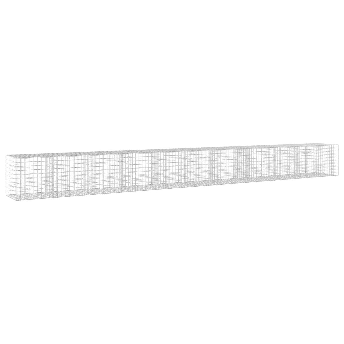Γκαμπιόν με σύρμα 5 mm και πλέγμα 10x10 cm 1050x100x100 εκ