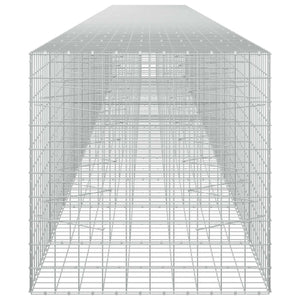 Γκαμπιόν με σύρμα 5 mm και πλέγμα 10x10 cm 1150x100x100 εκ. - Pakobazaar