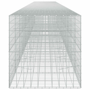 Γκαμπιόν με σύρμα 5 mm και πλέγμα 10x10 cm 1200x100x100 εκ - Pakobazaar