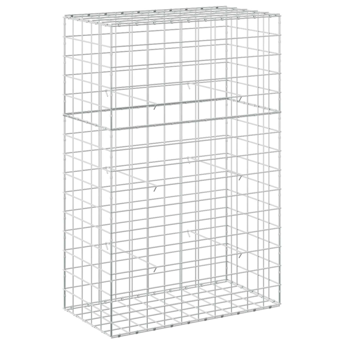 Γκαμπιόν με σύρμα 5 mm και πλέγμα 10x10 cm 50x100x150 εκ. - Pakobazaar