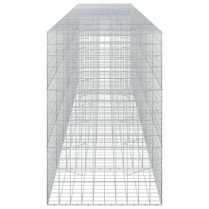 Γκαμπιόν με σύρμα 5 mm και πλέγμα 10x10 cm 600x100x150 εκ - Pakobazaar