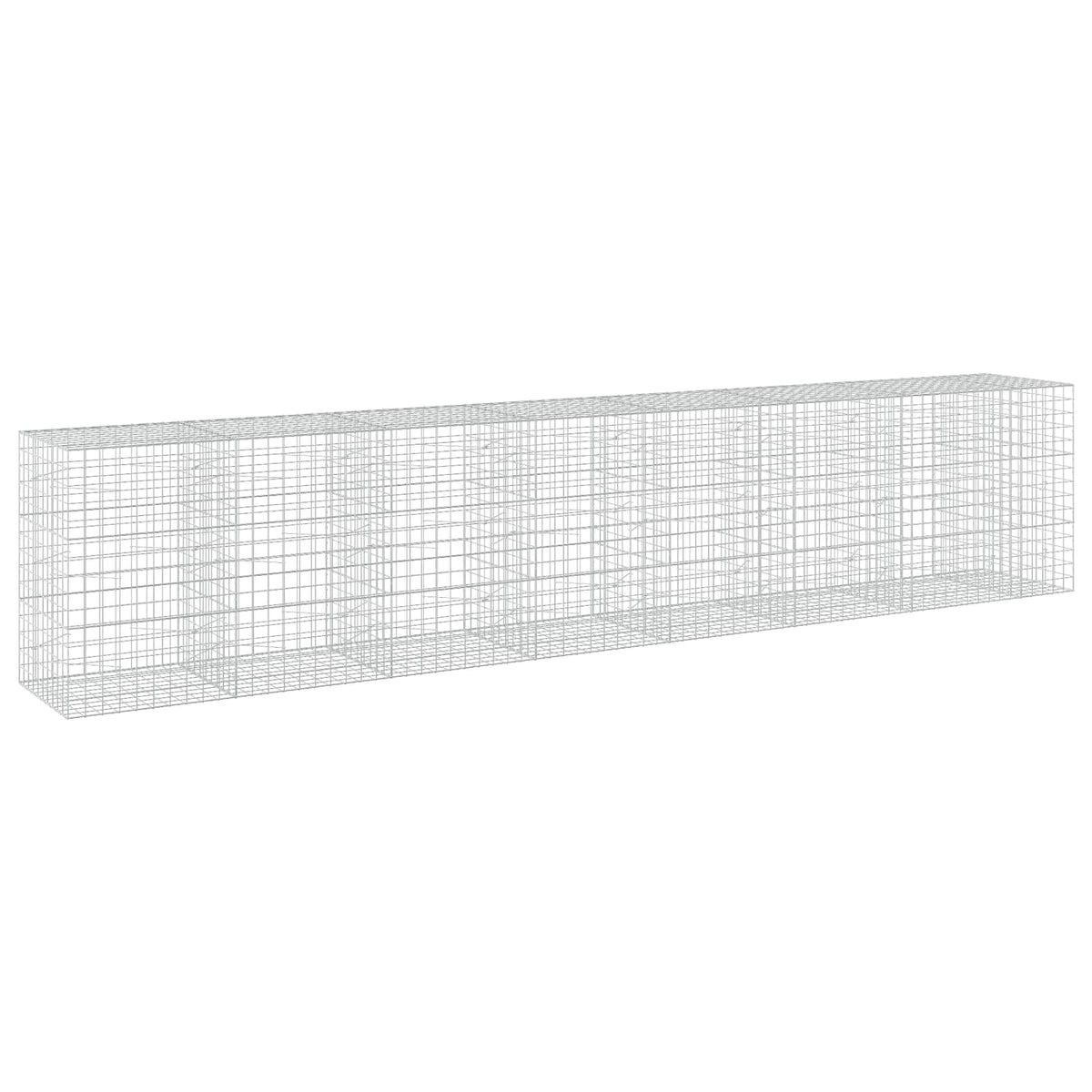 Γκαμπιόν με σύρμα 5 mm και πλέγμα 10x10 cm 750x100x150 εκ