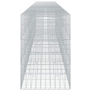 Γκαμπιόν με σύρμα 5 mm και πλέγμα 10x10 cm 800x100x150 εκ.