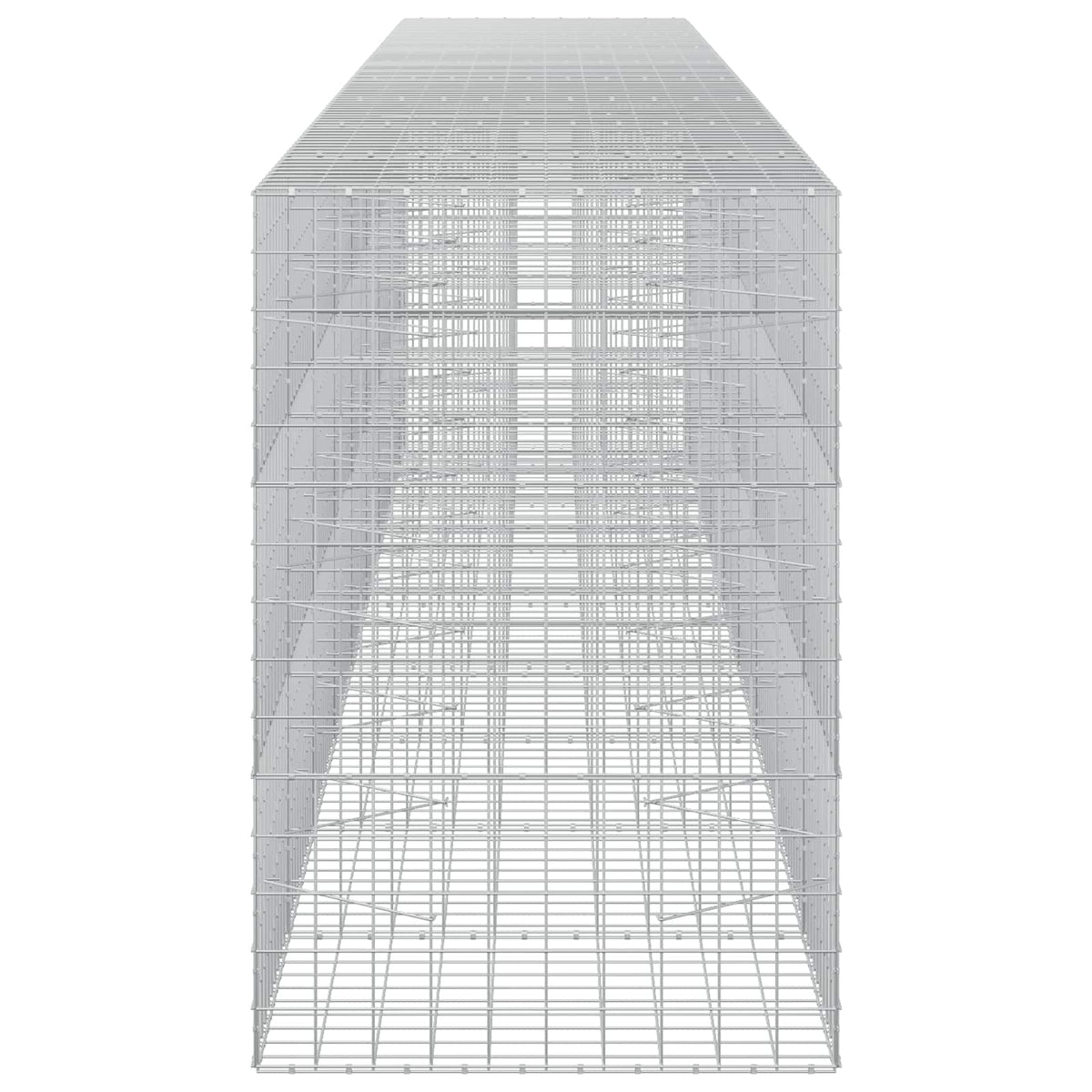 Γκαμπιόν με σύρμα 5 mm και πλέγμα 10x10 cm 850x100x150 εκ - Pakobazaar