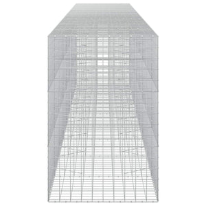 Γκαμπιόν με σύρμα 5 mm και πλέγμα 10x10 cm 850x100x150 εκ - Pakobazaar