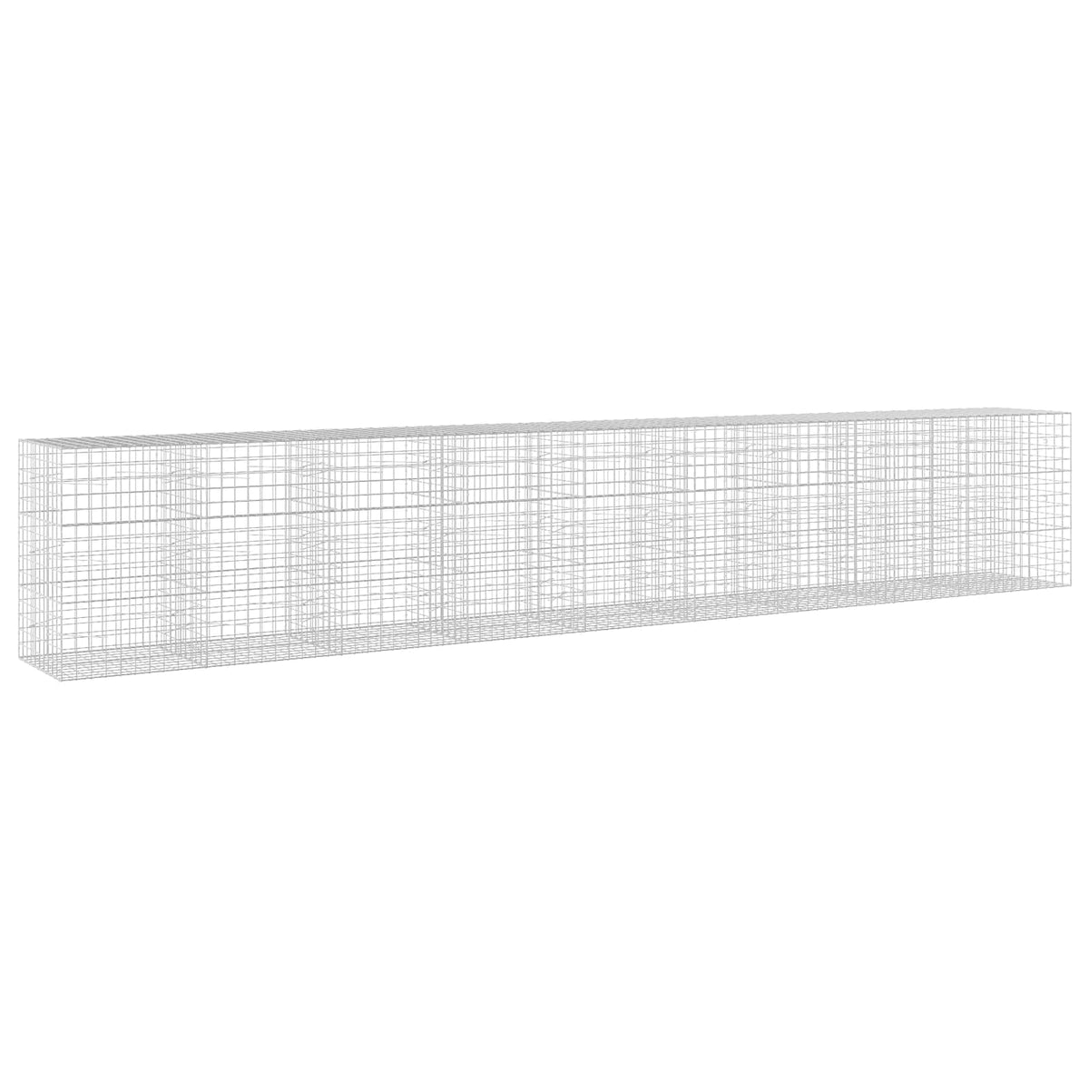 Γκαμπιόν με σύρμα 5 mm και πλέγμα 10x10 cm 900x100x150 εκ