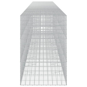 Γκαμπιόν με σύρμα 5 mm και πλέγμα 10x10 cm 1050x100x150 εκ - Pakobazaar