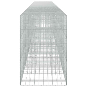 Γκαμπιόν με σύρμα 5 mm και πλέγμα 10x10 cm 1100x100x150 εκ. - Pakobazaar