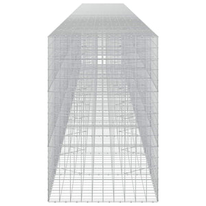 Γκαμπιόν με σύρμα 5 mm και πλέγμα 10x10 cm 1150x100x150 εκ. - Pakobazaar