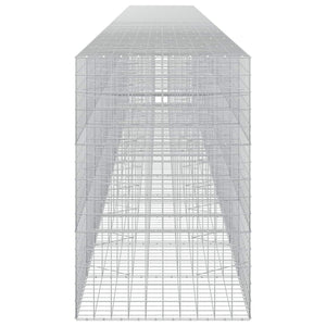 Γκαμπιόν με σύρμα 5 mm και πλέγμα 10x10 cm 1200x100x150 εκ. - Pakobazaar