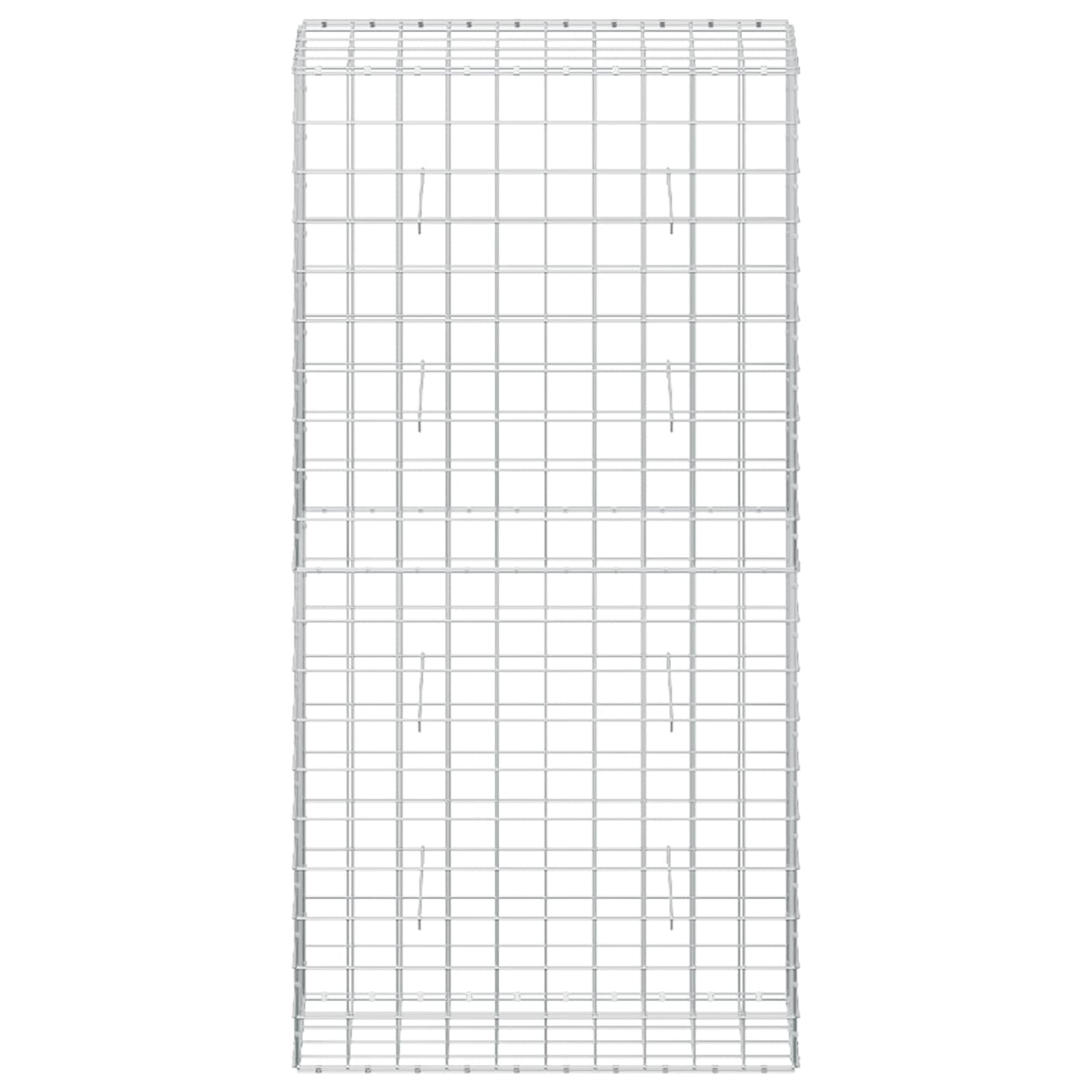 Γκαμπιόν με σύρμα 5 mm και πλέγμα 10x10 cm 50x100x200 εκ - Pakobazaar